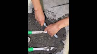 Heating pipe rupture repair process Good tools and machinery make work easy [upl. by Tammy]