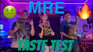 Insane MRE Taste Test [upl. by Groos]