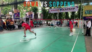 🔴GOWA VS SOPPENG🔵  REGU EVENT SEPAK TAKRAW KEJURDA 2024 [upl. by Ardni]