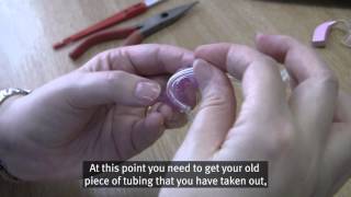 How to change the tubing in your deaf childs hearing aids [upl. by Emanuel]