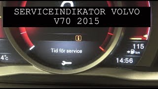 Så släcker du servicelampan på en Volvo V70  XC70  V60 20132017 [upl. by Reifel783]