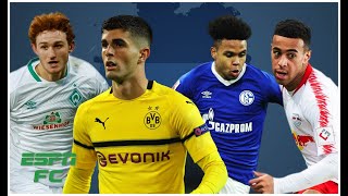 Christian Pulisic Tyler Adams Weston McKennie amp Josh Sargent thriving in Germany  Bundesliga [upl. by Anastasius11]