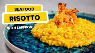 SEAFOOD SAFFRON RISOTTO [upl. by Anwad160]