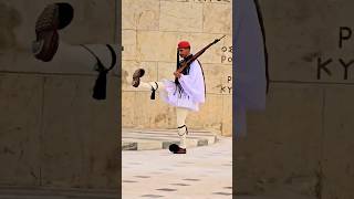 The Evzones  the elite Greek Presidential Guard  Hellassatisfying viral greek travel [upl. by Krissy]