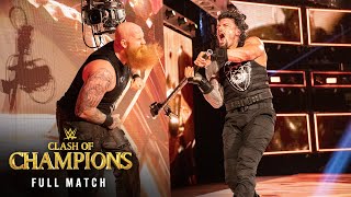 FULL MATCH Roman Reigns vs Erick Rowan — No Disqualification Match WWE Clash of Champions 2019 [upl. by Nalniuq901]