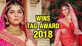 Sonalee Kulkarni Bridal Look  Won An Award  Rajput Bride  Marathi Actress  Marathi Movie 2018 [upl. by Aynik550]