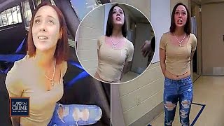 Bodycam Exotic Dancer Tries to Seduce Cop Throws ‘Drunk’ Tantrum and Pees Herself in Squad Car [upl. by Neda574]