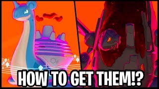 WHERE TO GET GIGANTAMAX Lapras amp Coalossal in Pokemon Sword and Shield [upl. by Cottle]