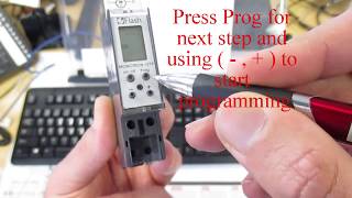 Hamer Limited FT793 Flash time clock 20702 Monotron 107P Instruction video [upl. by Arahc]