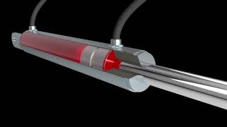 How do hydraulic cylinder works [upl. by Ellerrehs]