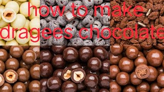 how to make dragees chocolate 🍫 [upl. by Socram]