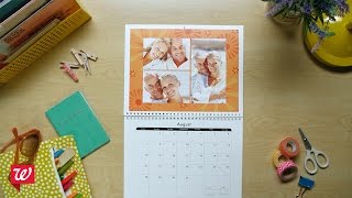 Create Personalized Wall Calendars at Walgreens [upl. by Namielus]