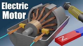 How does an Electric Motor work DC Motor [upl. by Aufmann]