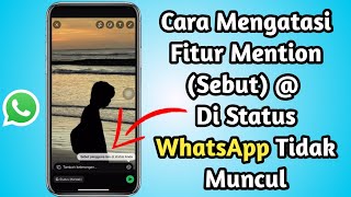 Cara Mengatasi Tag Di Status WA tidak Muncul [upl. by Kilroy836]