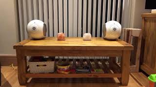 2 Devialet Phantom silver speakers 60 volume [upl. by Melvena]