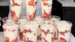 Fresas con crema para negocio [upl. by Nnyletak]