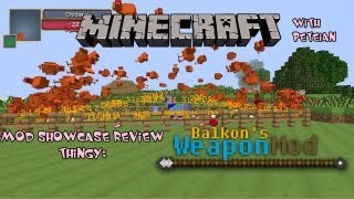 Minecraft Mod  Balkons Weapons mod 147 [upl. by Tammany198]