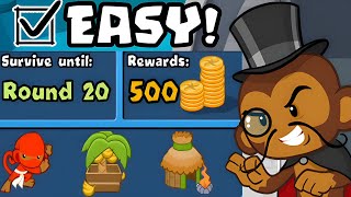 Professor Evil Today Easy Challenge BTD Battles [upl. by Hnacogn]