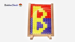 Tetris Game  Colored Puzzle Blocks  AlphabetB ASMR tetris satisfying puzzle how [upl. by Hammerskjold116]