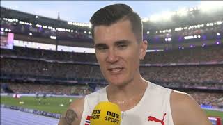 Jakob Ingebrigtsen BBC Interview After 1500 Metres Final [upl. by Bohman]