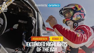 Extended highlights of Stage 7 presented by Aramco  Dakar2024 [upl. by Ettena]