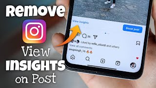 How to Remove View Insights on Instagram Post [upl. by Nnail]