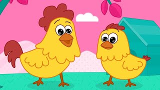 The Secret Life of Chickens A KidFriendly Guide to the Life Cycle by Bibo KidloLand songs [upl. by Nivk]