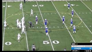 High School Football  Pflugerville Panthers at Leander Lions [upl. by Eachern]