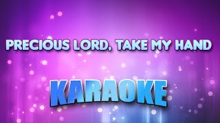 Gospel  Precious Lord Take My Hand Karaoke amp Lyrics [upl. by Cressler581]