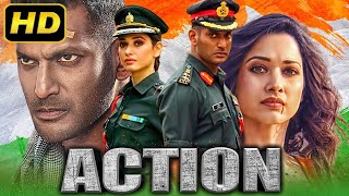 Action HD  Blockbuster Hindi Dubbed Movie  Vishal Tamannaah Aishwarya  Independence Special [upl. by Ycak]