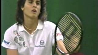 Gabriela Sabatini v MJFernandez Filderstadt 1989 pt1 [upl. by Nlocnil]