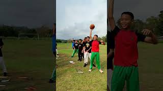 OUTBOUND BASKET outbound basketballgame basketballshorts games gameseru permainananak happy [upl. by Ruby]