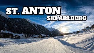 SKI ARLBERG ST ANTON  Valfagehr via Gampen to Sonnenwiese [upl. by Faustena]