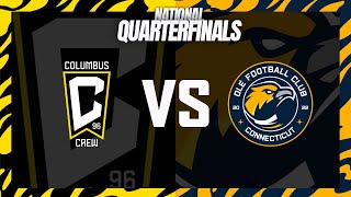 Columbus Crew Academy vs Ole FC CT  National Quarterfinals  2023 Fall Season [upl. by Citarella]