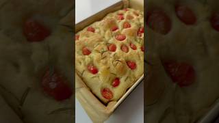 SAME DAY FOCACCIA RECIPE foccacia breadrecipe [upl. by Annatnom]