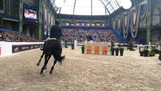 SIMON DELESTRE ET STARDUST QUINHON EN SLOW MOTION  Saut Hermès 2015 [upl. by Urdna]