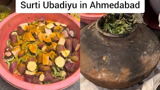 Jethalal Favourite Gujarati Ubadiyu  Traditional Making of Vegetarian Dish  Indian Street Food [upl. by Ahsieyn]