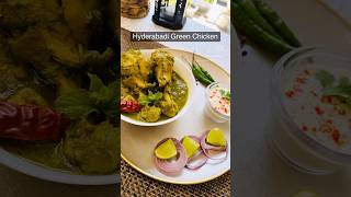 Hyderabadi Green Chicken  Green Chicken Recipe food greenchickenrecipe cooking shots recipe [upl. by Veats]