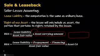 IFRS 16 Lease Accounting SCPARC Part 3 LEASEBACK [upl. by Balch301]