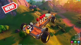 How to Build a Flying Car in Lego Fortnite Full Tutorial [upl. by Allez]