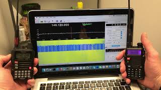 Quick Spurious Emissions Test Baofeng UV5R vs Yaesu VX6 Indoors [upl. by Irpac611]