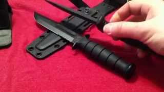 Kabar Short FightingUtility Knife Is Smaller Better [upl. by Lleunamme]