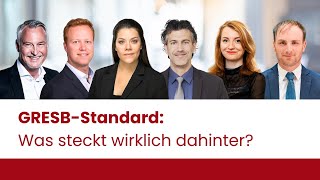 Expertenrunde zu GRESB ESGStandards Immobilien und Praxisherausforderungen  Webinar [upl. by Aneerol]