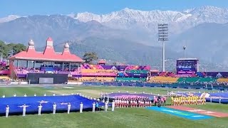 Dharamshala cricket ground  aus vs nz anthem  Dharamshala cricket stadium  dharmshala stadium [upl. by Oivaf]