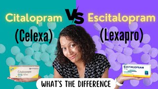 Citalopram vs Escitalopram [upl. by Nomzed705]