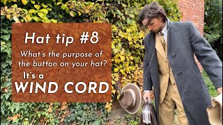 Whats the purpose of the button on your hat 💨 USING YOUR WIND CORD [upl. by Sidwel535]