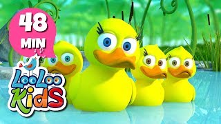 Five Little Ducks  S1EP18 Fun and Play MIX  LooLoo Kids Songs for Kids [upl. by Cleaves]