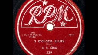 B B KING 3 OClock Blues 1951 [upl. by Aley811]