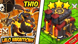 TH10 Lavaloon Attack Strategy is so Powerful  Best Lalo Attack Strategy 2023 [upl. by Eerized]