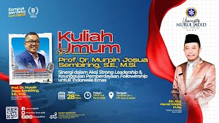 Kuliah Tamu  Bersama Prof Dr Murpin Josua Sembiring SE MSi [upl. by Tempa]